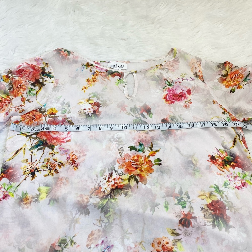 Pink floral Blouse - Picture 4 of 5